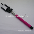 Factory direct sale Stainless steel + ABS + Silicone Pipe selfie stick